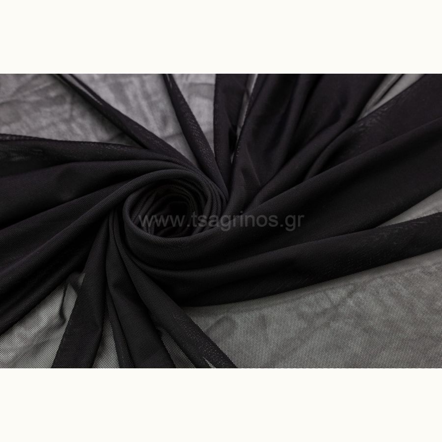 ΥΦΑΣΜΑ ΤΟΥΛΙ ΕΛΑΣΤΙΚΟ ΜΑΛΑΚΟ (ΔΙΧΤΥ ΣΙΛΙΚΟΝΗΣ) ΜΑΥΡΟ