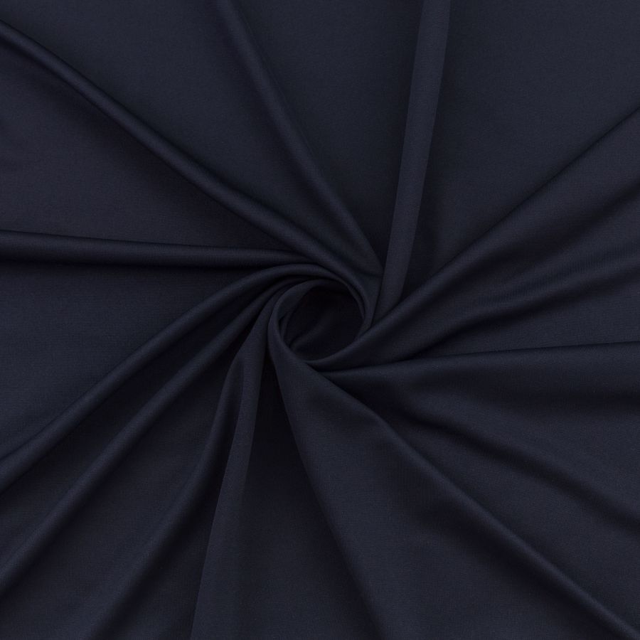 ΥΦΑΣΜΑ ΤΥΠΟΥ SCUBA CREPE ΔΙΠΛΗΣ ΟΨΗΣ – ΕΛΑΣΤΙΚΟ & ΣΤΑΘΕΡΟ, ΜΠΛΕ ΣΚΟΥΡΟ