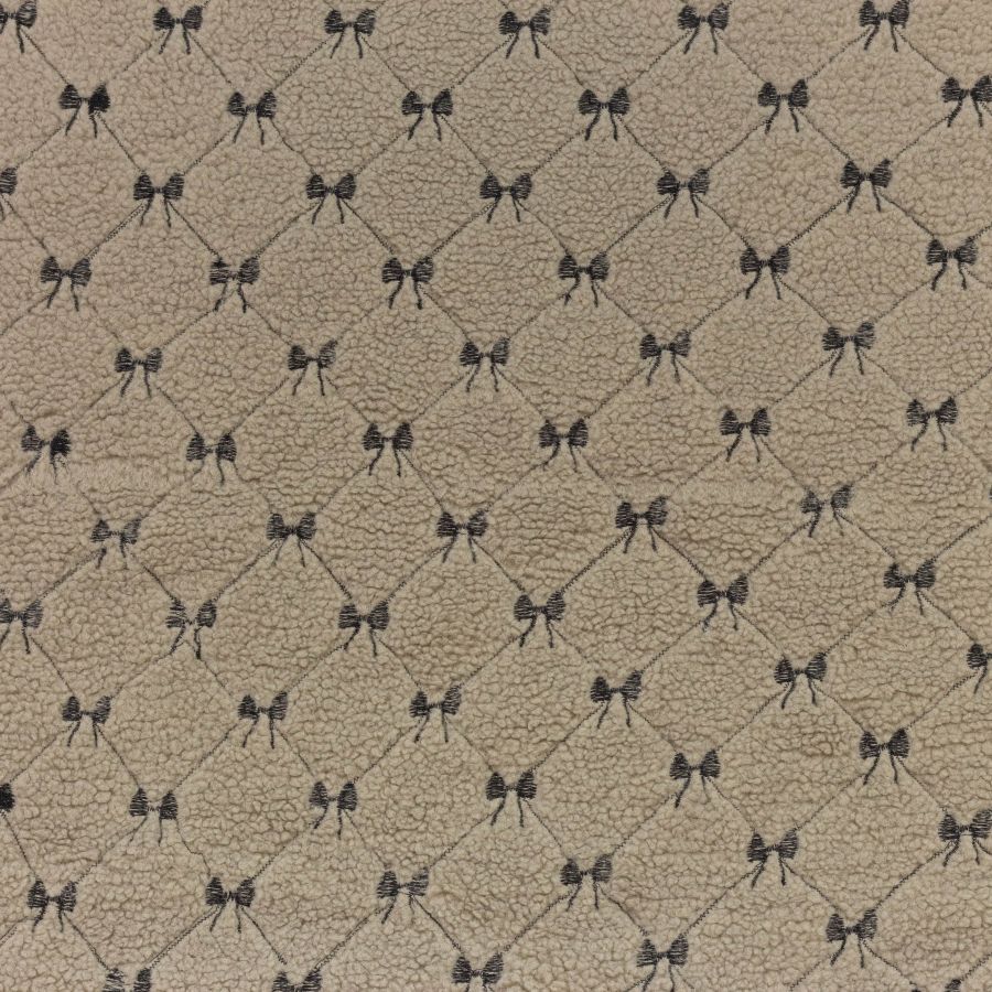 ΥΦΑΣΜΑ ΓΟΥΝΑ TEDDY ΜΕ ΚΕΝΤΗΜΑ ΦΙΟΓΚΑΚΙΑ ΜΠΕΖ ΣΚΟΥΡΟ - ΑΦΡΑΤΟ ΓΙΑ ΡΟΥΧΑ, ΚΟΥΒΕΡΤΕΣ ΚΑΙ ΔΙΑΚΟΣΜΗΣΗ - Ρετάλι 3μ.