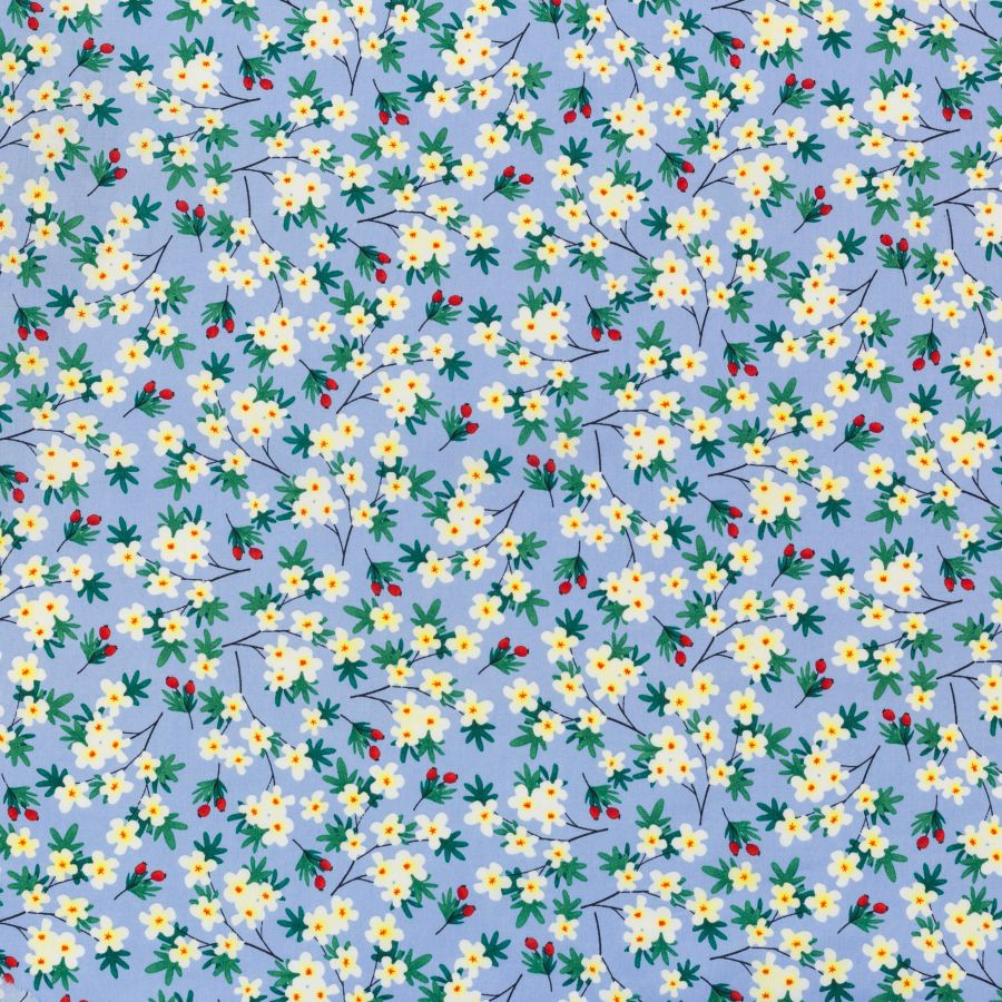 ΥΦΑΣΜΑ ΠΟΠΛΙΝΑ 100% ΒΑΜΒΑΚΙ - ΜΠΛΕ ΡΑΦ ΜΑΡΓΑΡΙΤΑΚΙΑ