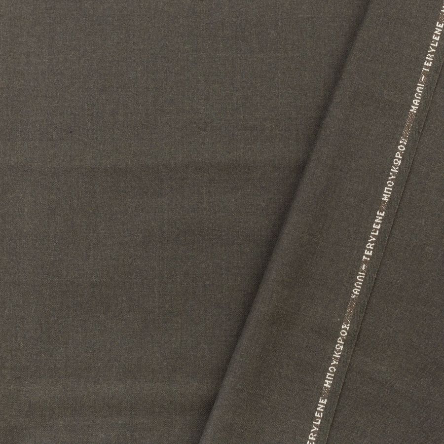 ΥΦΑΣΜΑ ΜΑΛΛΙΝΟ ΤΕΡΥΛΕΝ – ΚΑΦΕ/ ΓΚΡΙ (Ρετάλι 1.60 μέτρα)