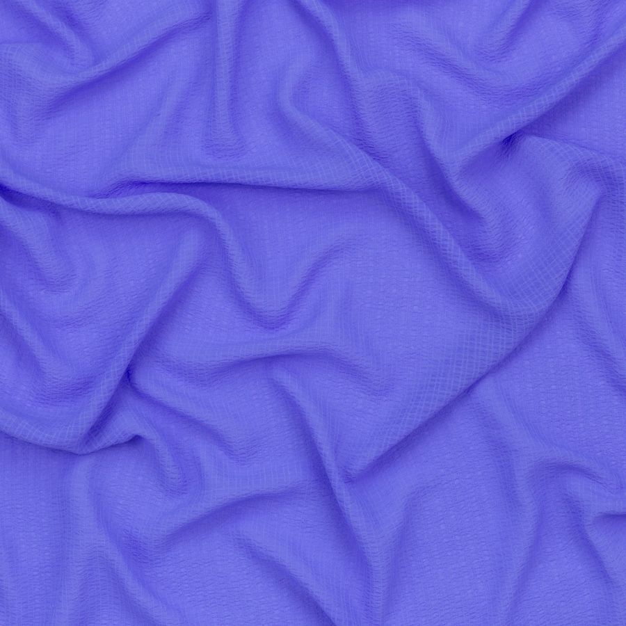 ΥΦΑΣΜΑ ΖΟΡΖΕΤΑ ΓΚΟΦΡΕ ΜΕ ΔΙΑΚΡΙΤΙΚΟ ΚΑΡΟ ΣΧΕΔΙΟ - ΜΠΛΕ ΒΙΟΛΕ 