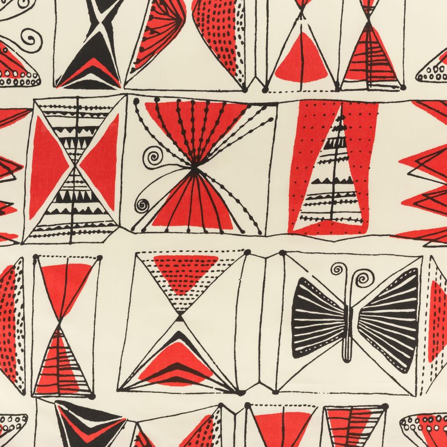 ΥΦΑΣΜΑ ΒΑΜΒΑΚΟΣΑΤΕΝ ΣΥΜΜΙΚΤΟ ΠΥΚΝΟ – ΜΑΛΑΚΟ – ΛΕΙΟ (ΚΟΚΚΙΝΑ-ΜΑΥΡΟ ΓΕΩΜΕΤΡΙΚΑ/ΠΕΤΑΛΟΥΔΕΣ)