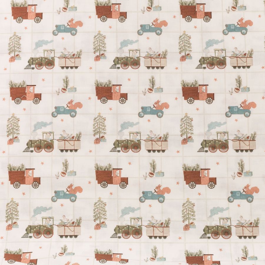 ΥΦΑΣΜΑ ΠΟΠΛΙΝΑ 100% ΒΑΜΒΑΚI - ΤΡΕΝΑΚΙ & ΧΕΙΜΕΡΙΝΑ ΣΤΟΙΧΕΙΑ – ΕΚΡΟΥ