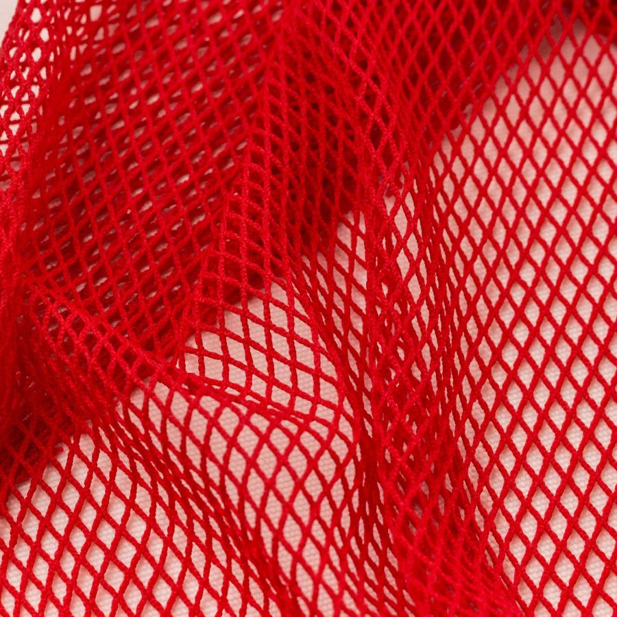 ΥΦΑΣΜΑ ΔΙΧΤΥ ΕΛΑΣΤΙΚΟ ΠΛΕΚΤΟ ΜΕ ΜΕΓΑΛΕΣ ΤΡΥΠΕΣ, ΚΟΚΚΙΝΟ