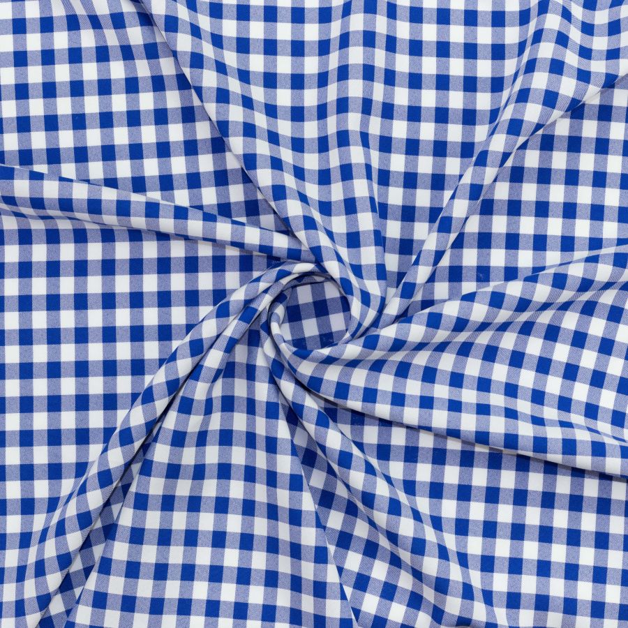 ΥΦΑΣΜΑ ΠΟΛΥΕΣΤΕΡΙΚΟ ΓΕΝΙΚΗΣ ΧΡΗΣΗΣ ''WORKWEAR'' ΚΑΡΟ ΜΕΣΑΙΟ ΑΣΠΡΟ - ΜΠΛΕ ΡΟΥΑ