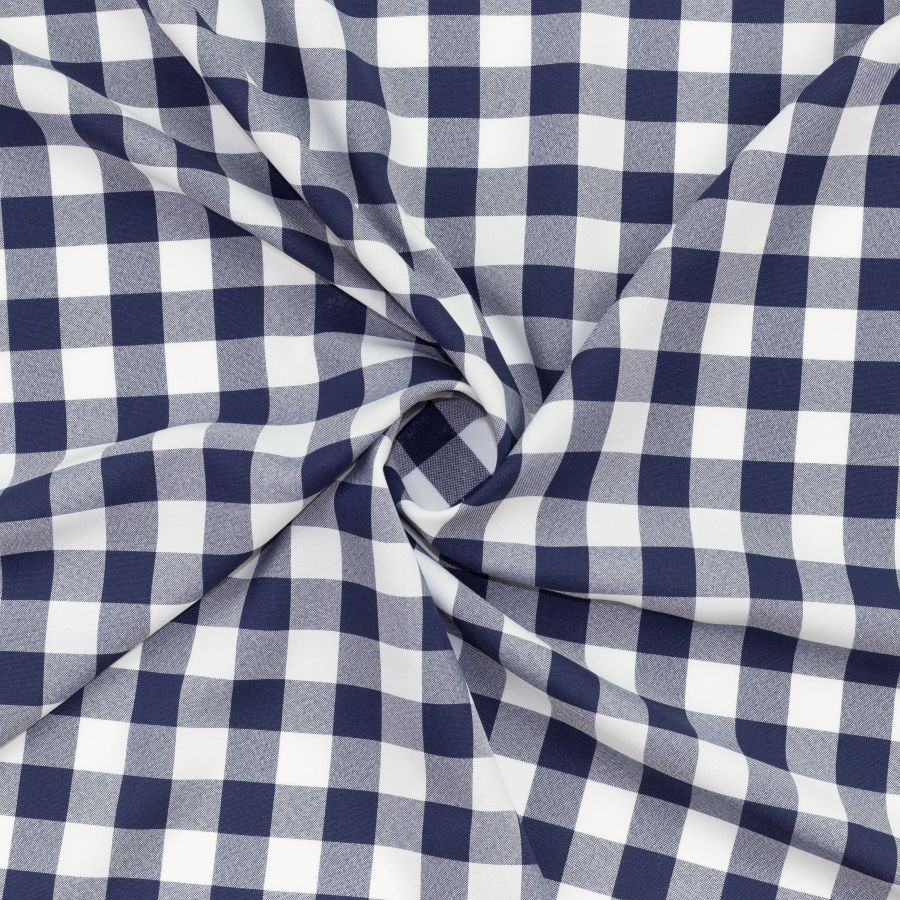 ΥΦΑΣΜΑ ΠΟΛΥΕΣΤΕΡΙΚΟ ΓΕΝΙΚΗΣ ΧΡΗΣΗΣ ''WORKWEAR'' ΚΑΡΟ ΠΟΛΥ ΜΕΓΑΛΟ ΑΣΠΡΟ - ΜΠΛΕ ΣΚΟΥΡΟ