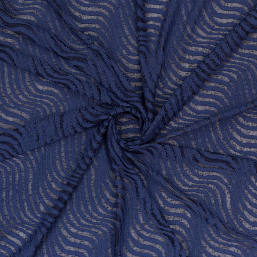 ΥΦΑΣΜΑ ΕΛΑΣΤΙΚΟ ΠΛΕΚΤΟ ΜΕ ΑΝΑΓΛΥΦΗ ΥΦΗ ΑΠΛΙΚΕ & ΗΜΙΔΙΑΦΑΝΕΙΑ - ΜΠΛΕ ΣΚΟΥΡΟ