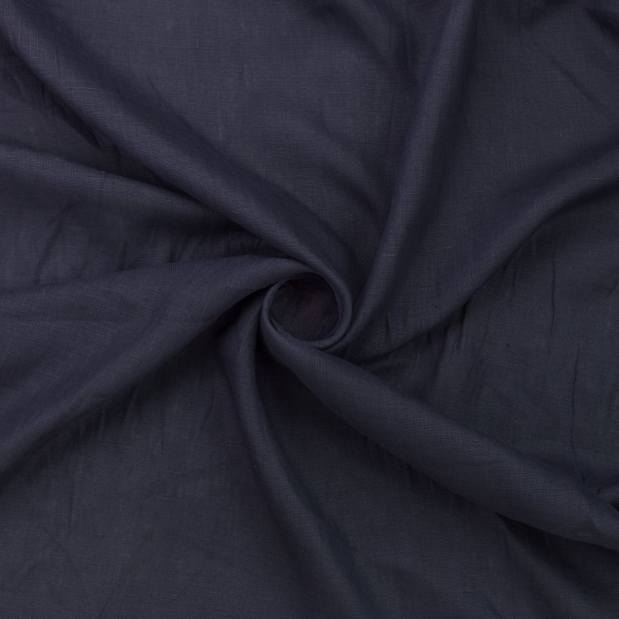 ΥΦΑΣΜΑ 100% ΛΙΝΟ - ΜΠΛΕ ΣΚΟΥΡΟ