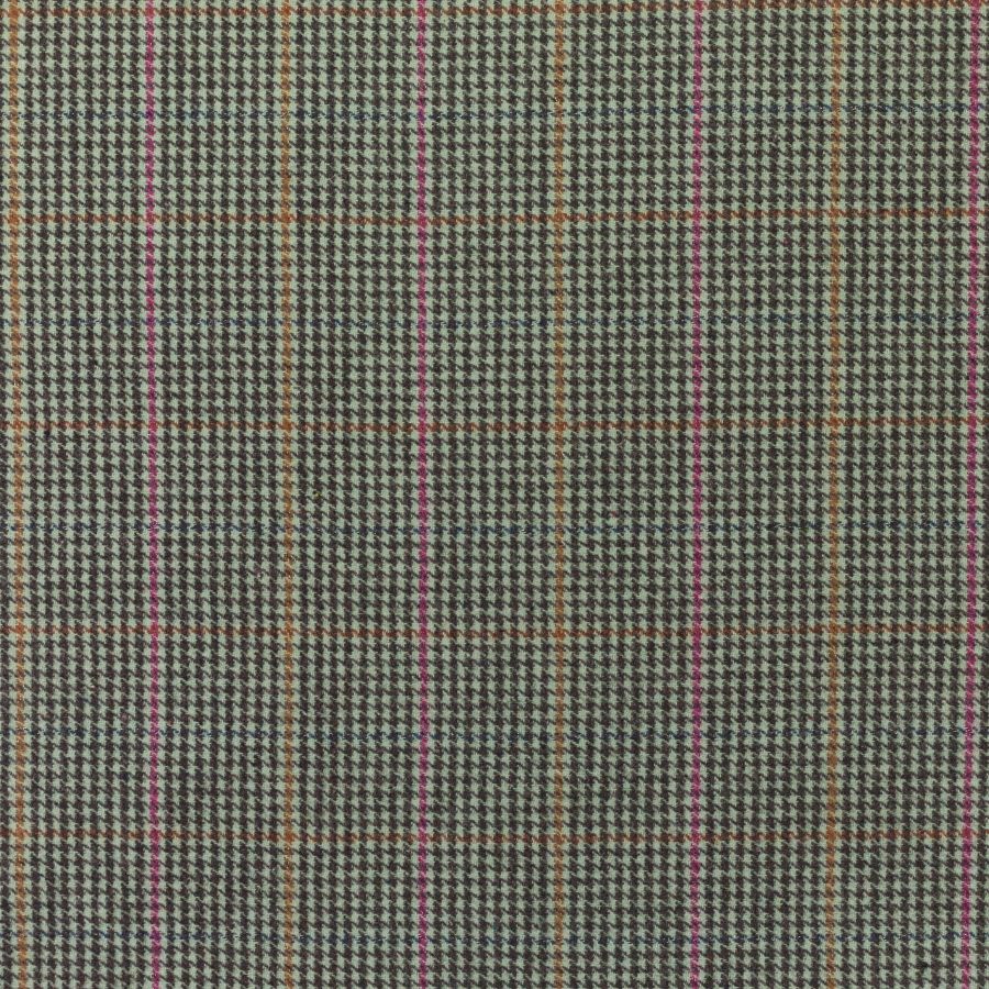 ΥΦΑΣΜΑ ΜΑΛΛΙΝΟ ΚΑΡΟ PIED DE POULE ΜΕ ΛΑΜΕ ΚΛΩΣΤΗ – ΠΡΑΣΙΝΟ ΜΕΝΤΑΣ ΣΚΟΥΡΟ