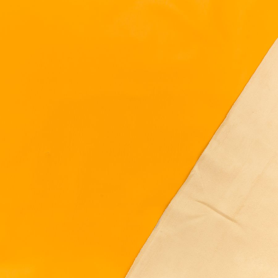 ΥΦΑΣΜΑ ΔΕΡΜΑΤΙΝΗ ΜΕ SUEDE ΕΠΕΝΔΥΣΗ ΕΛΑΣΤΙΚΗ - ΚΙΤΡΙΝΟ ΚΡΟΚΙ