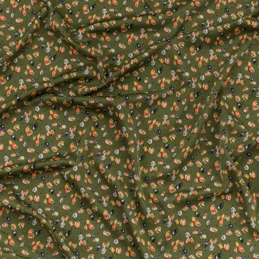 ΥΦΑΣΜΑ ΣΑΤΕΝ ΜΑΛΑΚΟ & ΧΥTΟ ΕΜΠΡΙΜΕ ΜΙΚΡΑ ΦΛΟΡΑΛ ΠΕΤΑΛΑ - ΛΑΔΙ