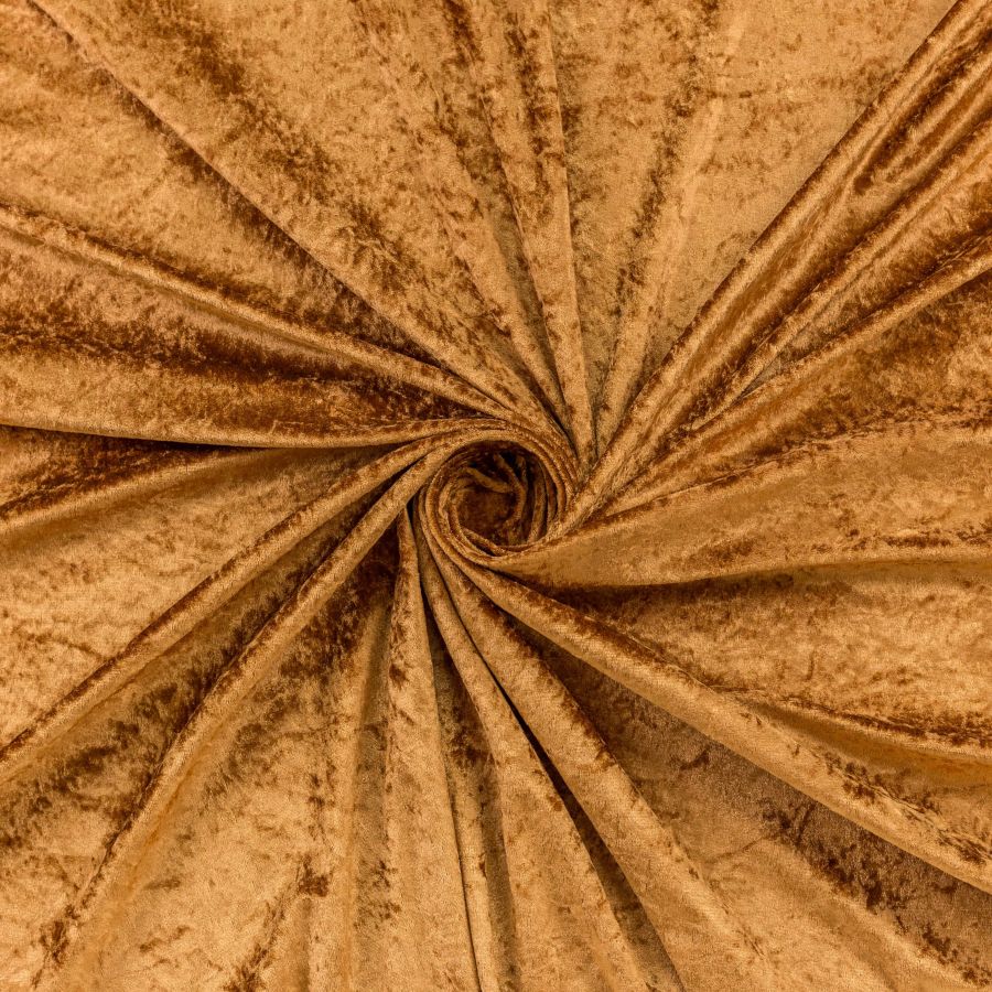 ΥΦΑΣΜΑ ΒΕΛΟΥΔΟ ΒΕΛΟΥΤΕ ”CRUSHED” - ΚΑΦΕ ΚΑΜΕΛ