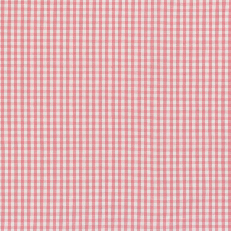 ΥΦΑΣΜΑ ΠΟΠΛΙΝΑ 100% ΒΑΜΒΑΚΙ ΚΑΡΟ ''VICHY'' ΣΧΕΔΙΟ ΜΙΚΡΟ ΡΟΖ - ΑΣΠΡΟ