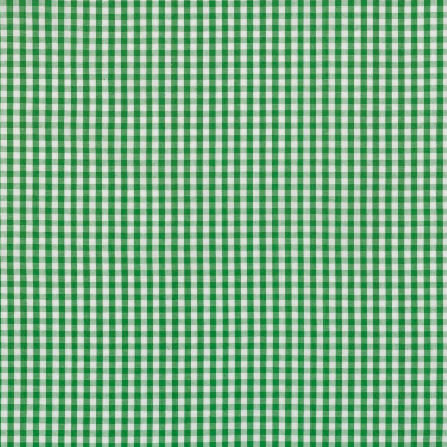 ΥΦΑΣΜΑ ΠΟΠΛΙΝΑ 100% ΒΑΜΒΑΚΙ ΚΑΡΟ ''VICHY'' ΣΧΕΔΙΟ ΜΙΚΡΟ ΠΡΑΣΙΝΟ - ΑΣΠΡΟ 