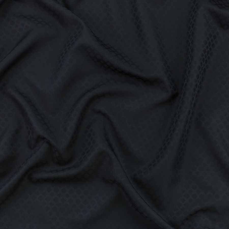 ΥΦΑΣΜΑ ΤΥΠΟΥ ΖΑΚΑΡ ΜΕ ΣΧΕΔΙΟ ΡΟΜΒΟΙ ΛΕΙΟ - ΜΑΥΡΟ 