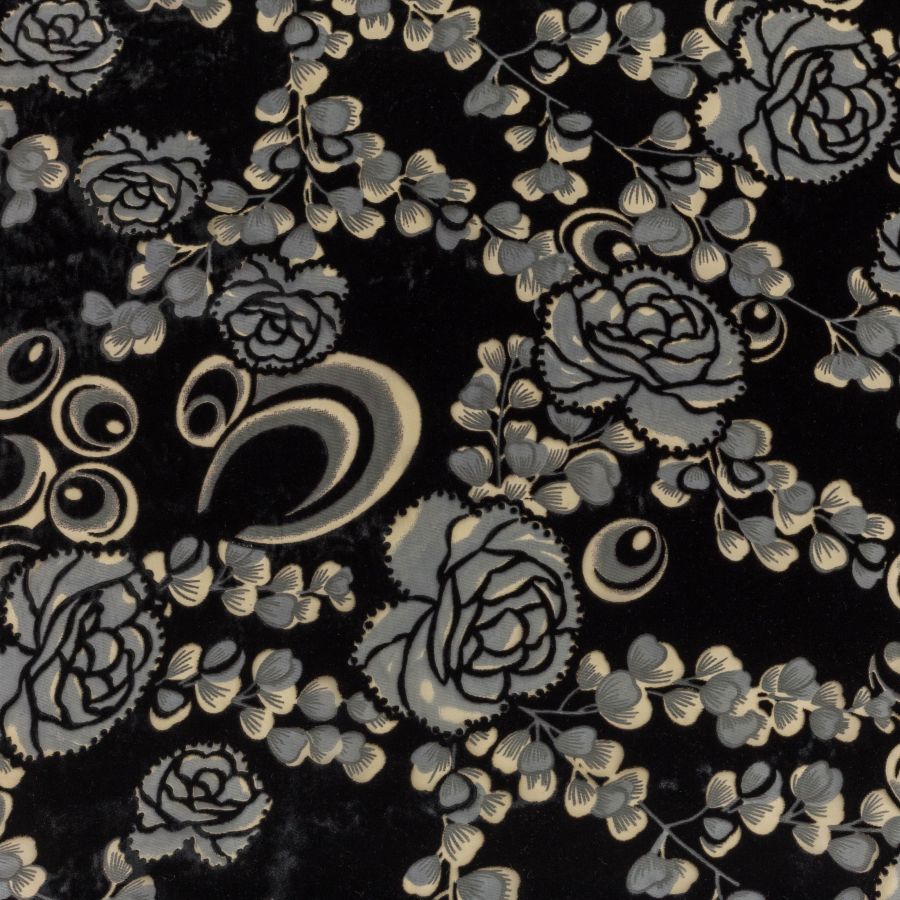 ΥΦΑΣΜΑ ΒΕΛΟΥΔΟ ΝΤΕΒΟΡΕ ΣΕ ΔΙΑΦΑΝΗ ΜΟΥΣΕΛΙΝΑ - ΦΛΟΡΑΛ (Ρετάλι 1 μέτρο)