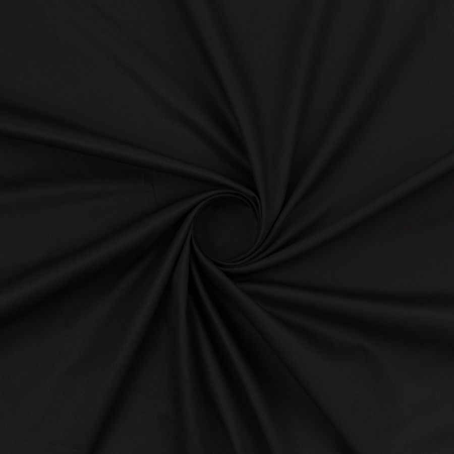 ΥΦΑΣΜΑ ΠΟΠΛΙΝΑ 100% ΒΑΜΒΑΚΟΣΑΤΕΝ - ΜΑΥΡΟ