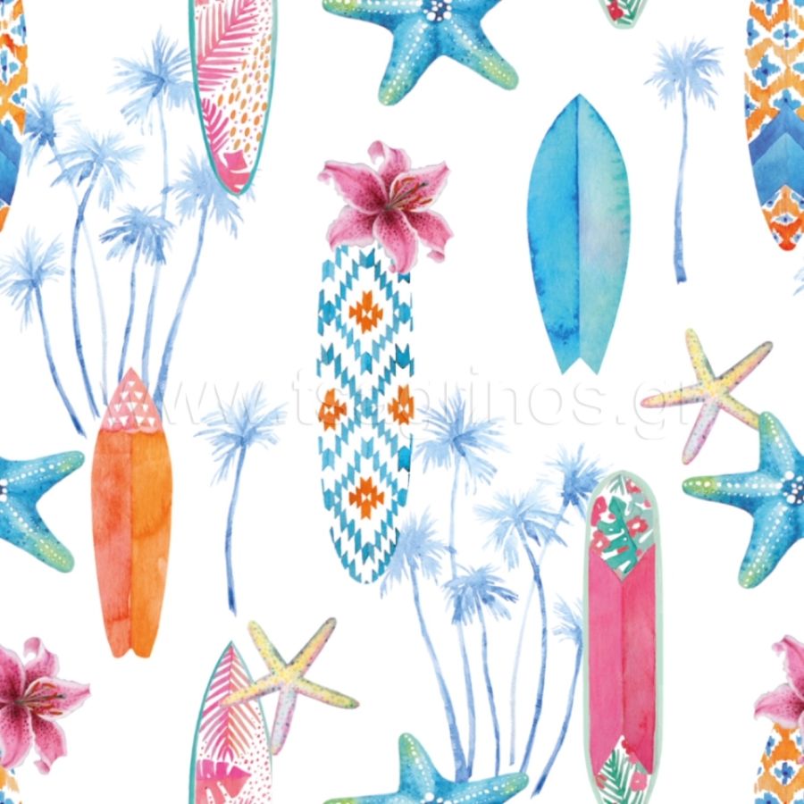 ΥΦΑΣΜΑ ΠΟΠΛΙΝΑ 100% ΒΑΜΒΑΚI (ΣΑΝΙΔΕΣ SERF)