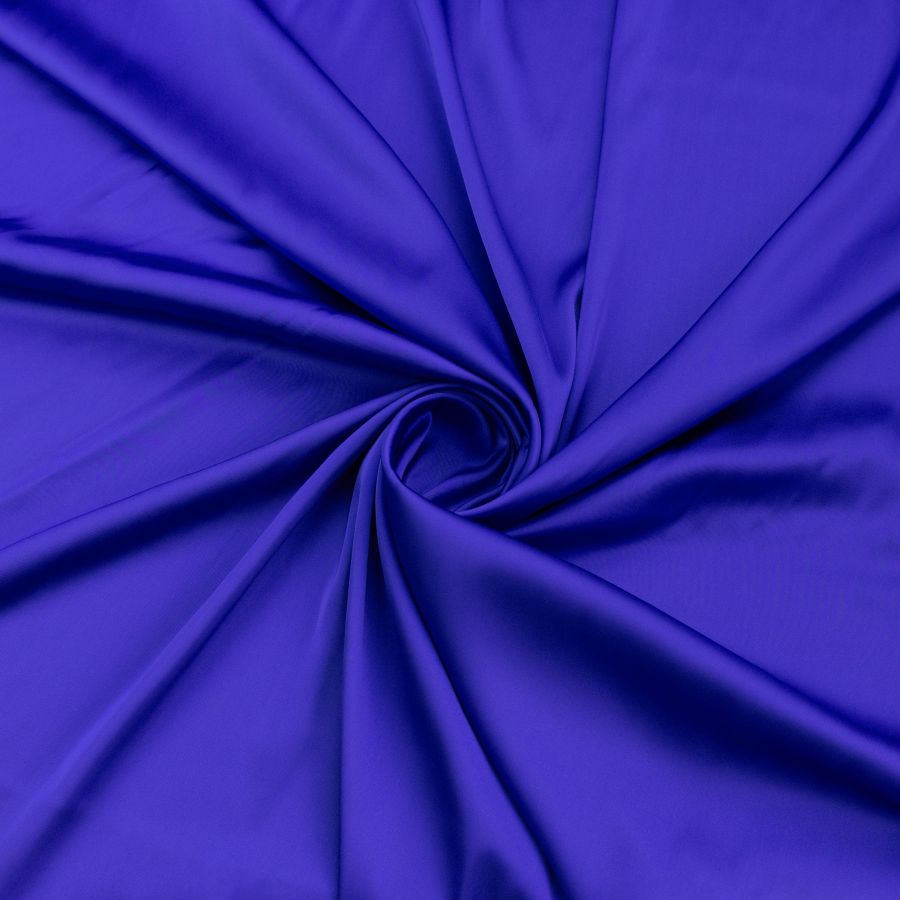 ΥΦΑΣΜΑ ΣΑΤΕΝ ''RASMIR SILK FLOW'' ΜΠΛΕ ΡΟΥΑ 