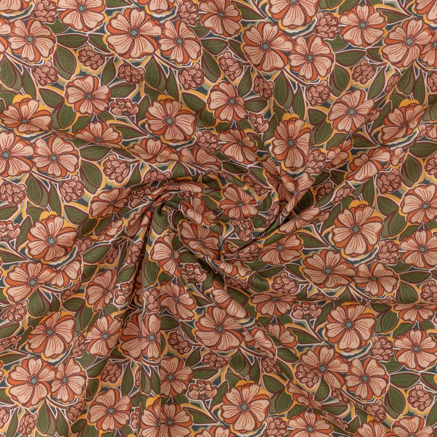 ΥΦΑΣΜΑ ΠΟΠΛΙΝΑ 100% ΒΑΜΒΑΚΙ DIGITAL PRINT