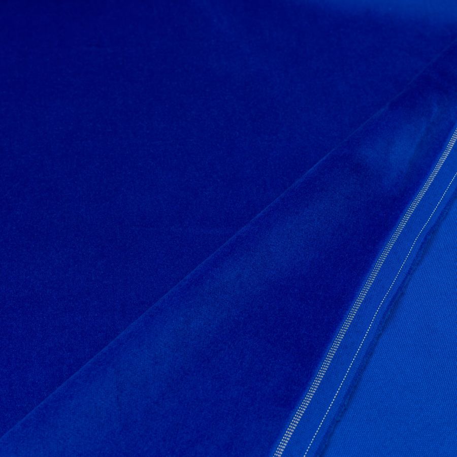 ΥΦΑΣΜΑ ΒΕΛΟΥΔΟ 100% ΒΑΜΒΑΚΕΡΟ ΜΕ ΧΡΥΣΕΣ ΟΥΓΙΕΣ ΜΠΛΕ ΗΛΕΚΤΡΙΚ 