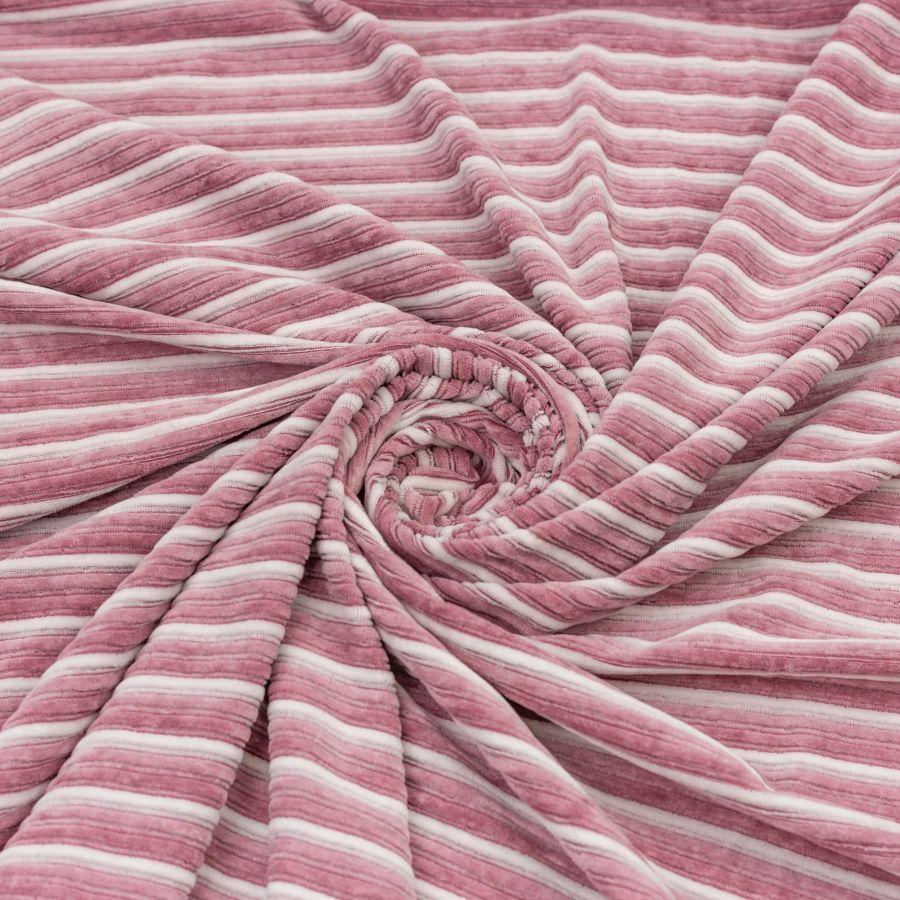 ΥΦΑΣΜΑ ΕΛΑΣΤΙΚΟ ΠΛΕΚΤΟ ΒΕΛΟΥΤΕ ΜΕ ΑΝΑΓΛΥΦΗ ΡΙΓΑ ΡΟΖ-ΑΣΠΡΟ