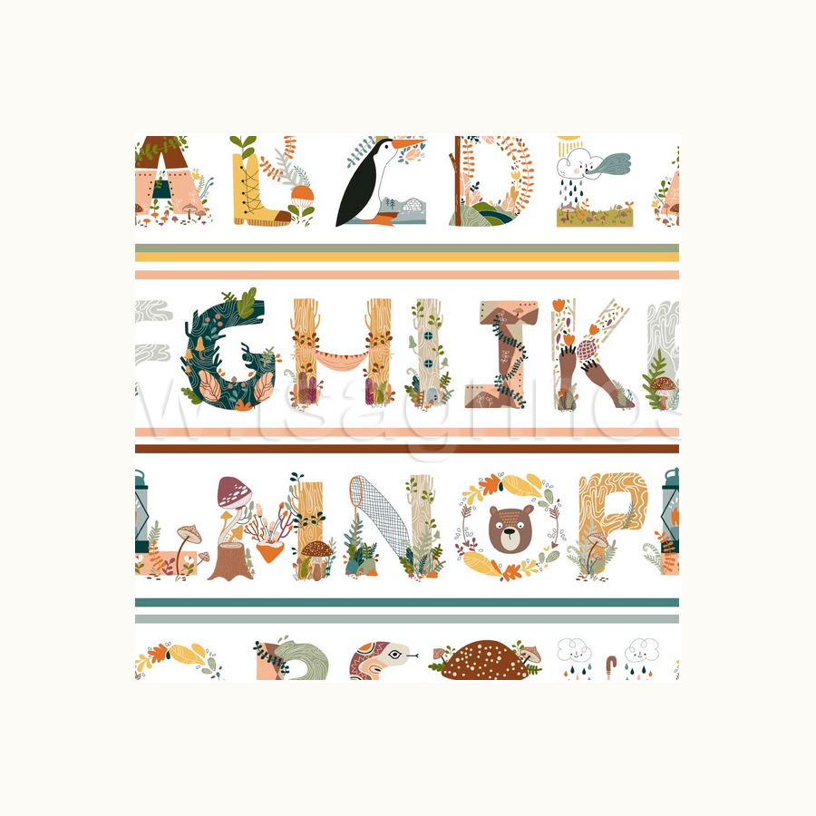 ΥΦΑΣΜΑ ΠΟΠΛΙΝΑ 100% ΒΑΜΒΑΚΙ DIGITAL PRINT - Ρετάλι 2.40μ.