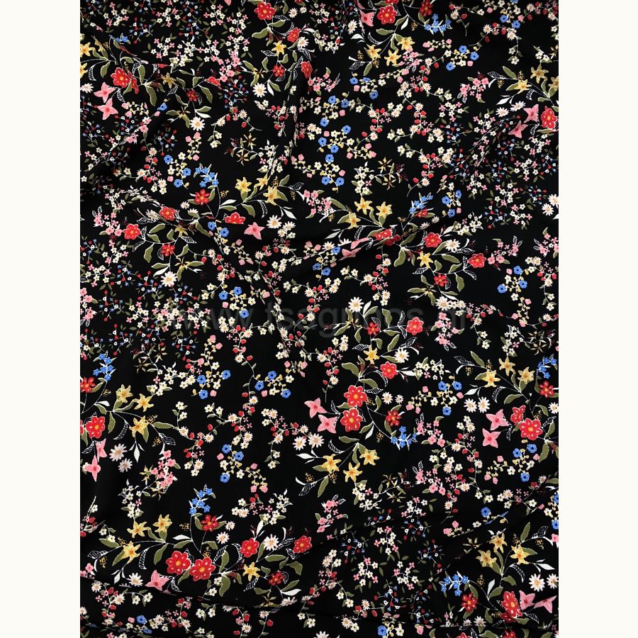 ΥΦΑΣΜΑ ΚΡΕΠ ΖΟΡΖΕΤΑ (FLORAL BUBBLE)