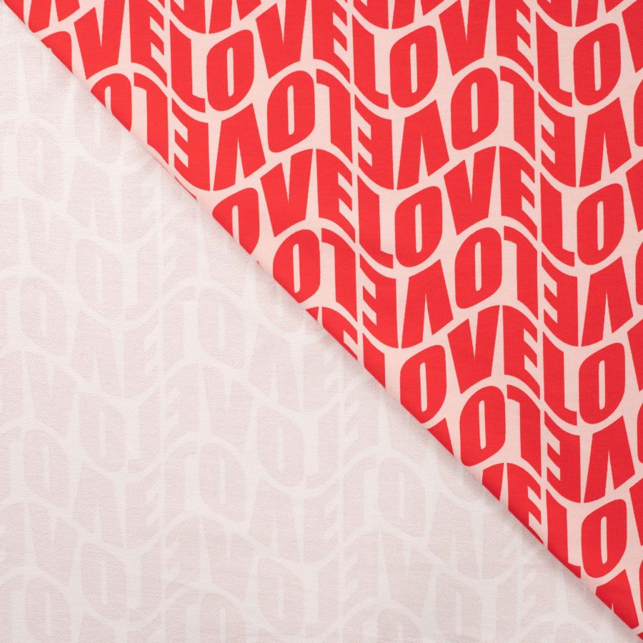 ΥΦΑΣΜΑ ΦΟΥΤΕΡ ORGANIC DIGITAL PRINT - LOVE
