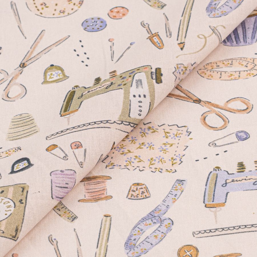 ΥΦΑΣΜΑ ΠΟΠΛΙΝΑ 100% ΒΑΜΒΑΚΙ DIGITAL PRINT - CUTE SEWING STUDIO