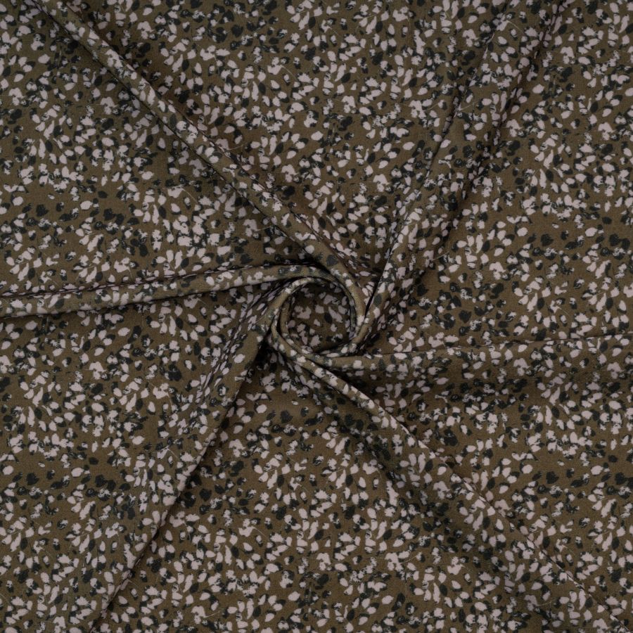 ΥΦΑΣΜΑ ΒΕΛΟΥΔΟ ΕΛΑΣΤΙΚΟ ΣΙΦΟΝ, MICRO LEAVES – ΧΑΚΙ - ΛΙΛΑ