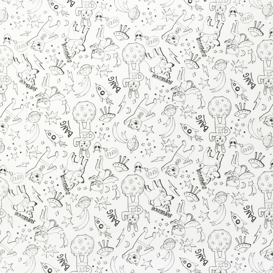 ΥΦΑΣΜΑ ΠΟΠΛΙΝΑ 100% ΒΑΜΒΑΚI (COLOR ME) BIG BANG COMIC