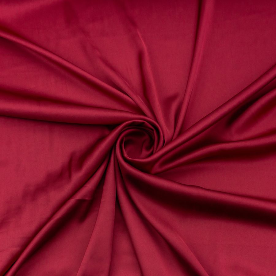 ΥΦΑΣΜΑ ΣΑΤΕΝ ''RASMIR SILK FLOW'' ΜΠΟΡΝΤΟ 