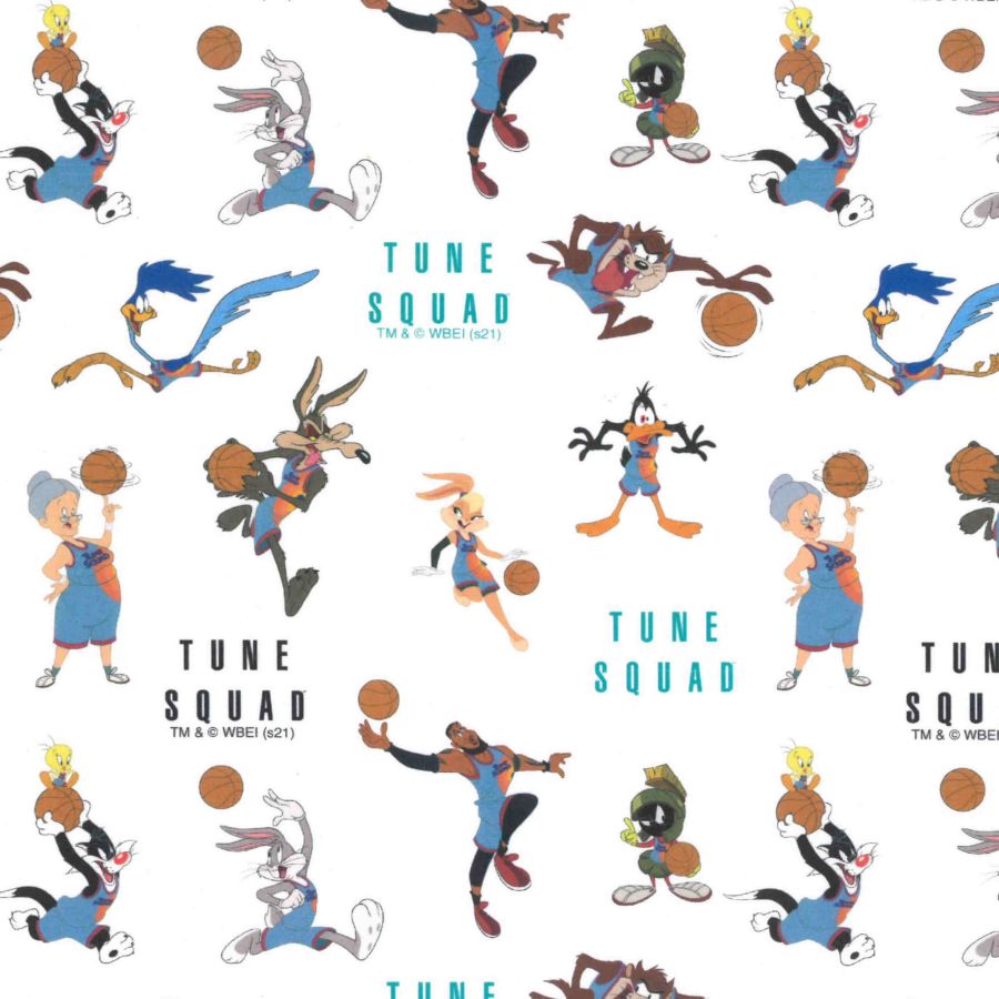 ΥΦΑΣΜΑ ΠΟΠΛΙΝΑ DIGITAL PRINT (DISNEY LICENSED) TUNE SQUAD