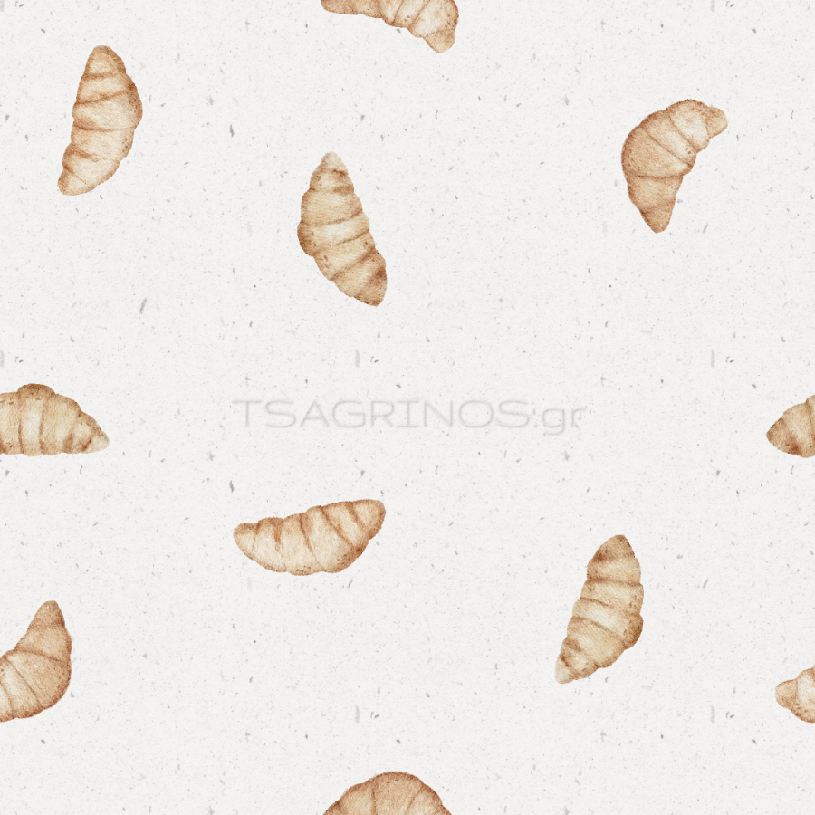 ΥΦΑΣΜΑ ΠΟΠΛΙΝΑ 100% ΒΑΜΒΑΚΙ DIGITAL PRINT - MINI CROISSANTS 