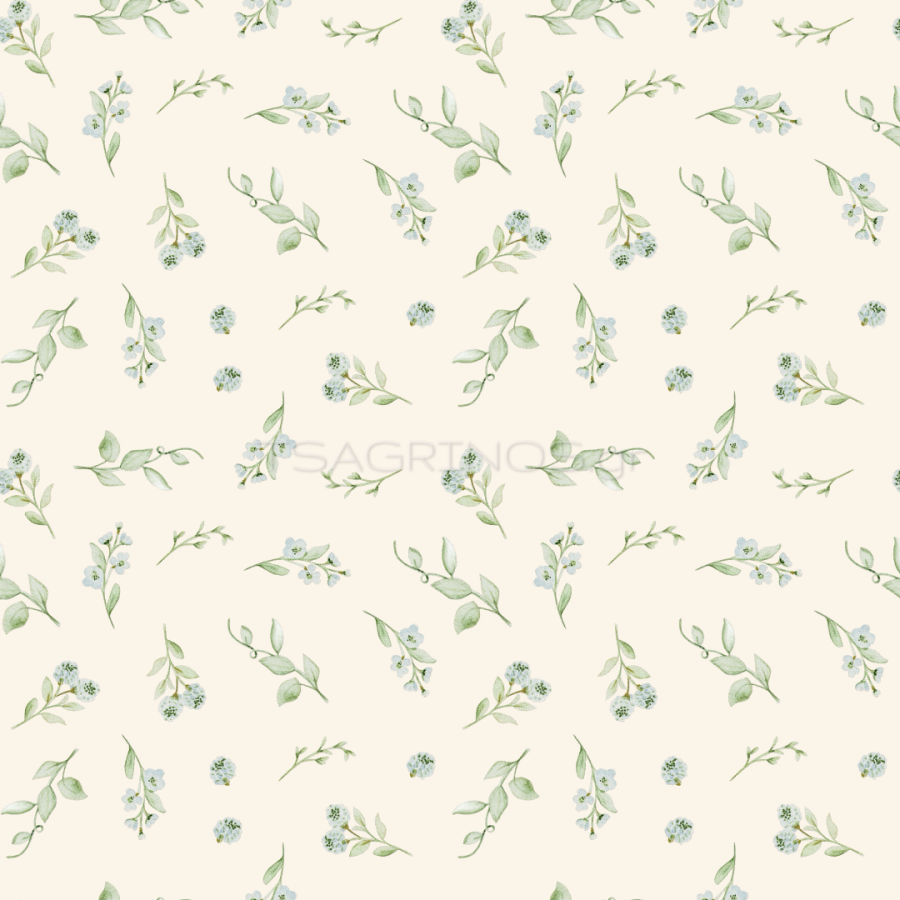 ΥΦΑΣΜΑ ΠΟΠΛΙΝΑ 100% ΒΑΜΒΑΚΙ DIGITAL PRINT - LITTLE GARDEN FLOWERS