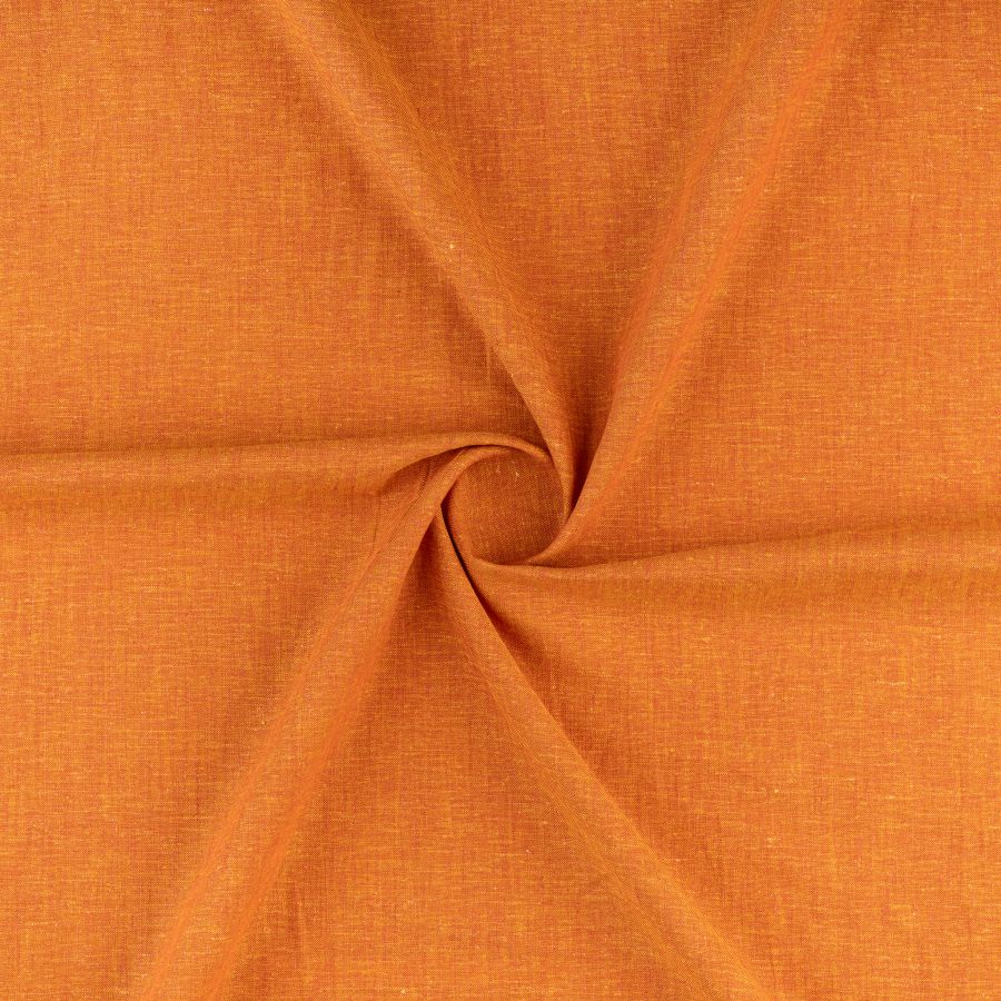 ΥΦΑΣΜΑ ΛΙΝΟ – ΒΑΜΒΑΚΙ ΜΑΛΑΚΟ ΜΕΛΑΝΖΕ BURNT ORANGE 