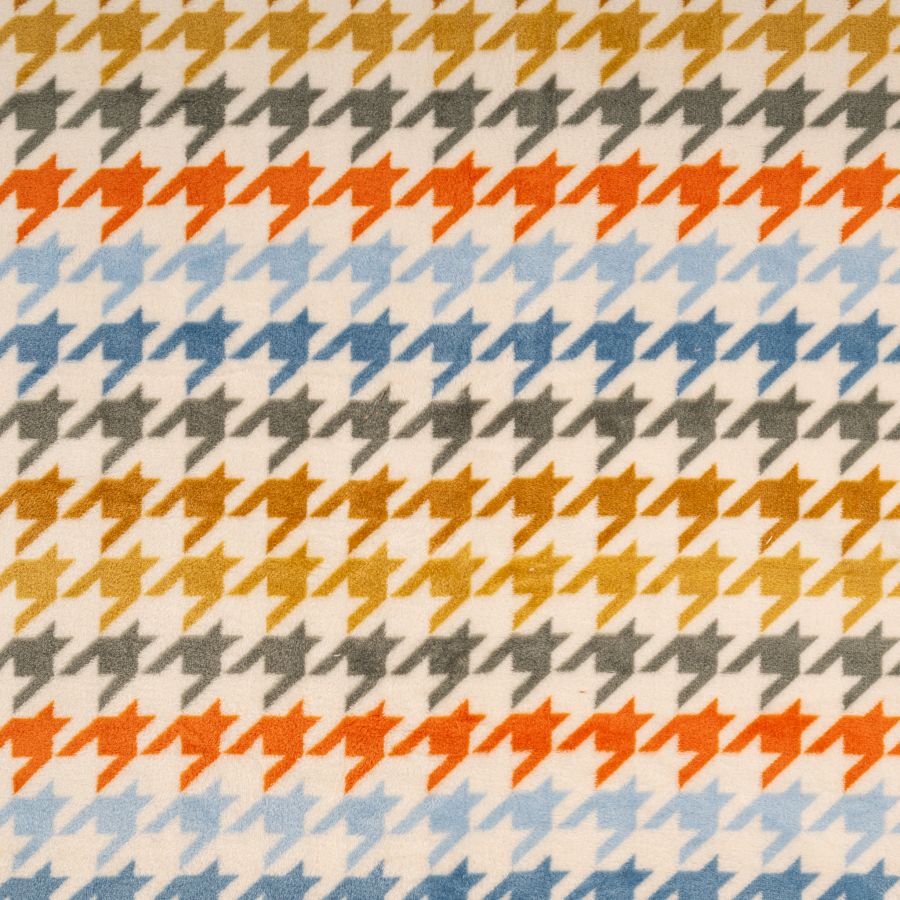 ΥΦΑΣΜΑ ΦΛΙΣ ΓΟΥΝΑΚΙ “POLAR FLEECE” - PIED-DE-COQ MULTICOLOR