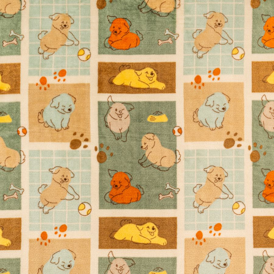 ΥΦΑΣΜΑ ΦΛΙΣ ΓΟΥΝΑΚΙ “POLAR FLEECE” - HAPPY PUPPIES