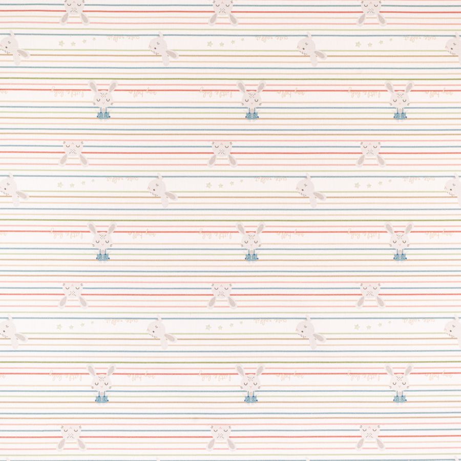 ΥΦΑΣΜΑ ΠΟΠΛΙΝΑ 100% ΒΑΜΒΑΚΙ DIGITAL PRINT - LITTLE BUNNIES