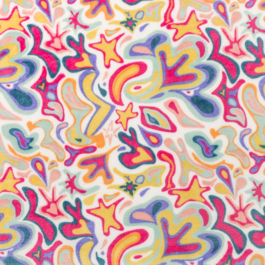ΥΦΑΣΜΑ ΦΛΙΣ ΓΟΥΝΑΚΙ “POLAR FLEECE” - ΑΦΗΡΗΜΕΝΟ POP ART