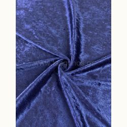 ΥΦΑΣΜΑ ΒΕΛΟΥΔΟ ΒΕΛΟΥΤΕ ”CRUSHED” (ΜΠΛΕ ΣΚΟΥΡΟ)