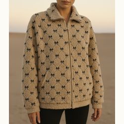 ΥΦΑΣΜΑ ΓΟΥΝΑ TEDDY ΜΕ ΚΕΝΤΗΜΑ ΦΙΟΓΚΑΚΙΑ ΜΠΕΖ ΣΚΟΥΡΟ - ΑΦΡΑΤΟ ΓΙΑ ΡΟΥΧΑ, ΚΟΥΒΕΡΤΕΣ ΚΑΙ ΔΙΑΚΟΣΜΗΣΗ - Ρετάλι 3μ.