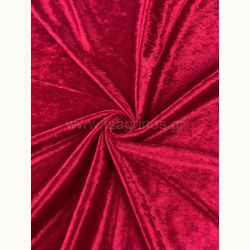ΥΦΑΣΜΑ ΒΕΛΟΥΔΟ ΒΕΛΟΥΤΕ ”CRUSHED” (ΚΟΚΚΙΝΟ)