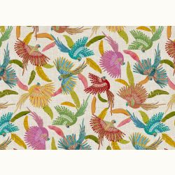 ΥΦΑΣΜΑ ΛΟΝΕΤΑ (ΚΑΡΑΒΟΠΑΝΟ ΜΑΛΑΚΟ) ΒΑΜΒΑΚΕΡΟ, DIGITAL PRINT - PARROT BAY