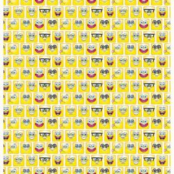 ΥΦΑΣΜΑ ΠΟΠΛΙΝΑ DIGITAL PRINT (DISNEY LICENSED) SPONGEBOB FACES