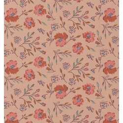 ΥΦΑΣΜΑ ΠΟΠΛΙΝΑ 100% ΒΑΜΒΑΚI - ΡΟΔΑΚΙΝΙ ΑΓΡΙΟΛΟΥΛΟΥΔΟ