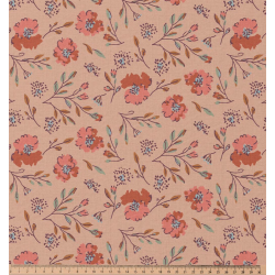 ΥΦΑΣΜΑ ΠΟΠΛΙΝΑ 100% ΒΑΜΒΑΚI - ΡΟΔΑΚΙΝΙ ΑΓΡΙΟΛΟΥΛΟΥΔΟ