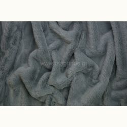 ΥΦΑΣΜΑ ΓΟΥΝΑΚΙ ΟΙΚΟΛΟΓΙΚΟ SUPER SOFT ''RABBIT'' (ΓΚΡΙ)